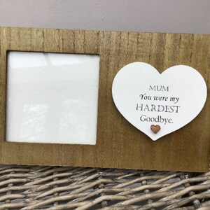 Personalised MEMORIAL Photo Frame in Loving MEMORY of MUM Mom - Etsy UK
