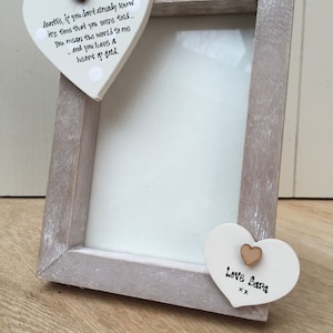 Shabby Personalised Chic Frame Special Auntie  Aunty Aunt  Any Names Photo Frame RUSTIC 6x4. Birthday Christmas Gift Present. Niece Nephews