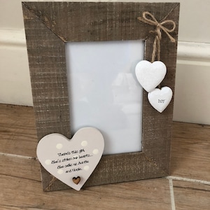 Shabby personalised Chic Photo Frame Special Auntie & Uncle Aunty Aunt Great Aunt Gift Present