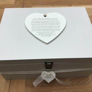 Personalised In Memory Of Box Loved One ~ DAD ~ FATHER any Name Bereavement Loss