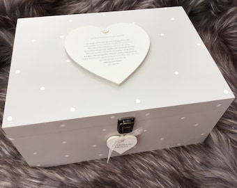 Personalised LARGE Memory Box Loved One ~ MUM ~ Or Any Name ~ Bereavement Loss Personalised LARGE Memory Box Loved One ~ MUM ~ Or Any Name ~ Bereavement Loss