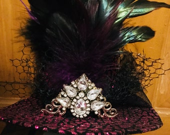 Top hat fascinator | Etsy