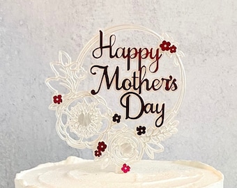 Adorno para tarta FELIZ DÍA DE LA MADRE