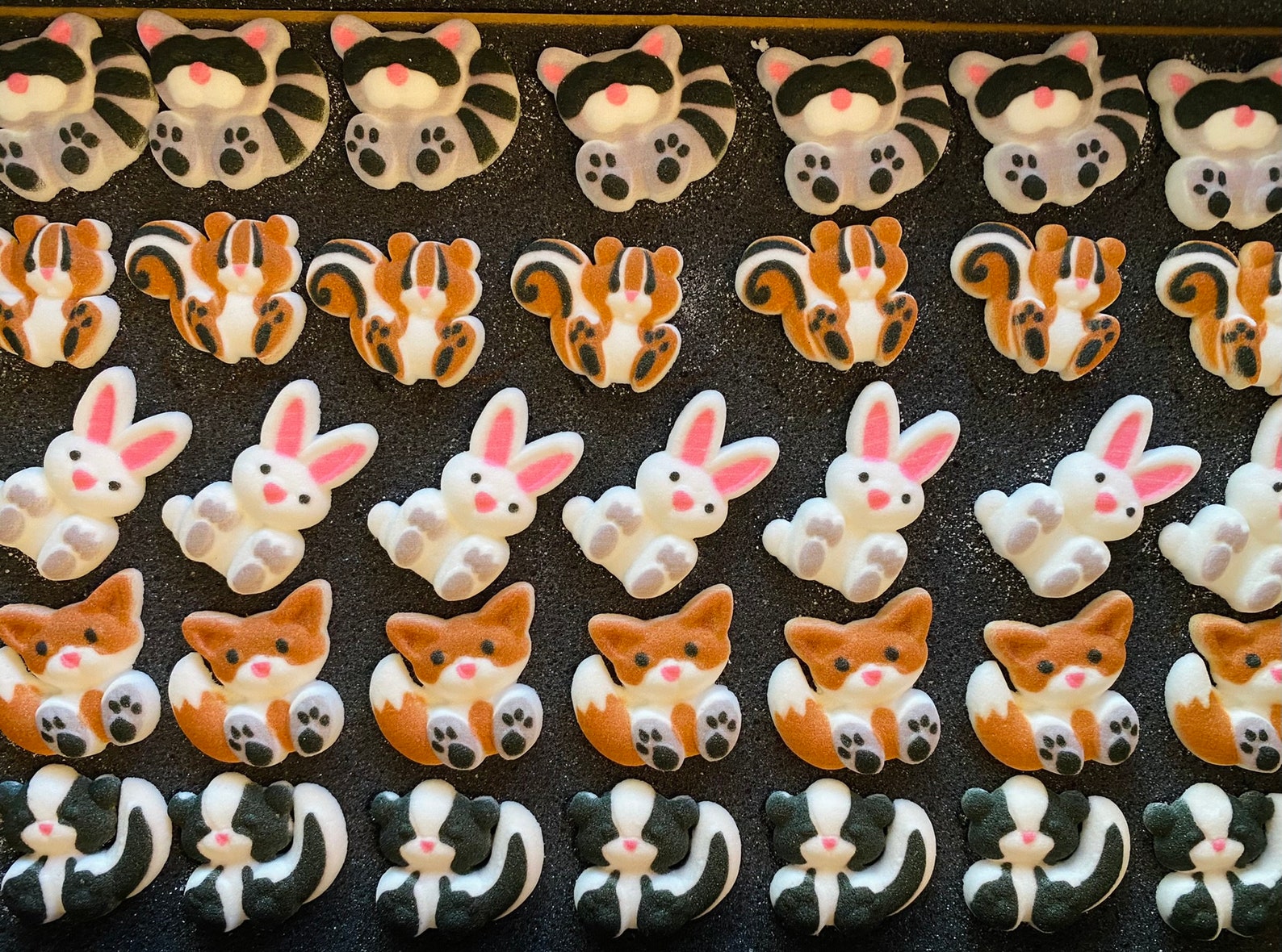 WOODLAND ANIMALS EDIBLE Sugar 15 Pieces Cupcake or Cake Etsy