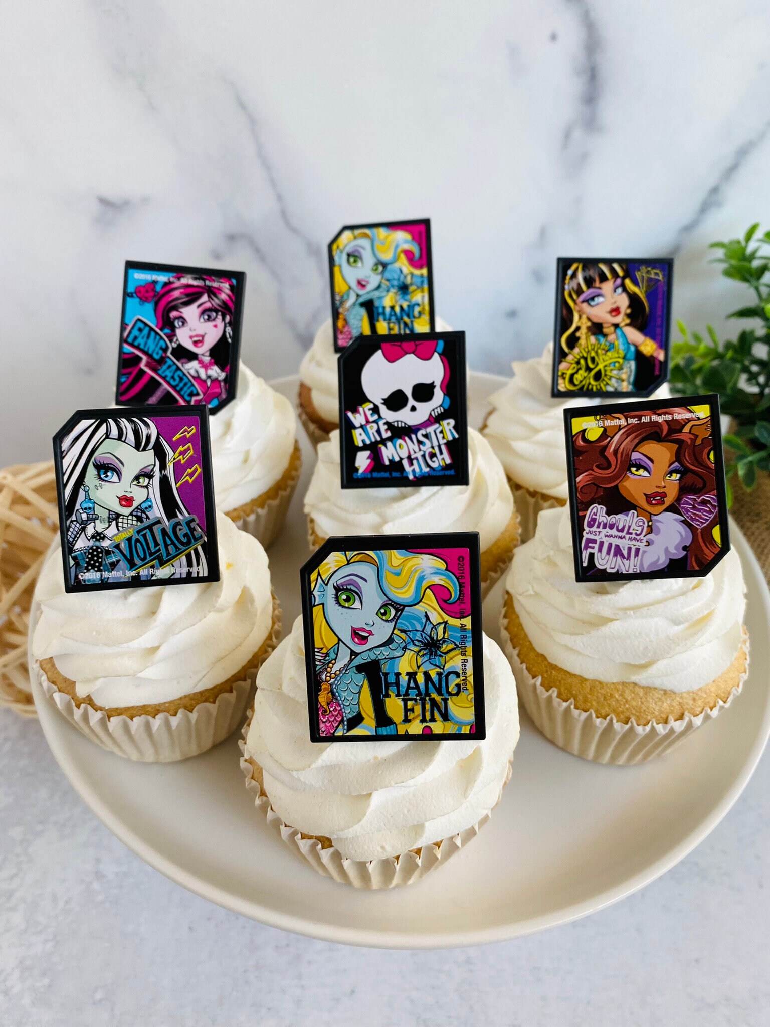 monster-high-cupcake-topper-rings-20-pieces-etsy for Free Printable Monster High Cupcake Toppers MONSTER HIGH Cupcake Topper Rings - 20 Pieces - Etsy for Free Printable Monster High Cupcake Toppers