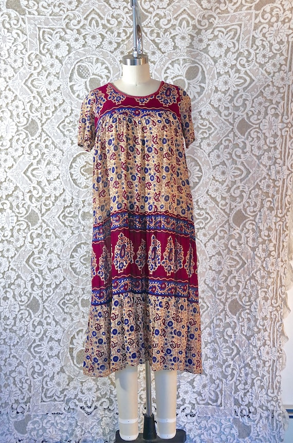 Indian Gauze Cotton Dress - image 2