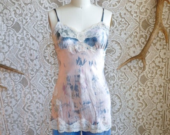 Hand Dyed Silk Lace Camisole