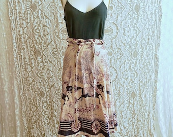 Indian Cotton Wrap Skirt
