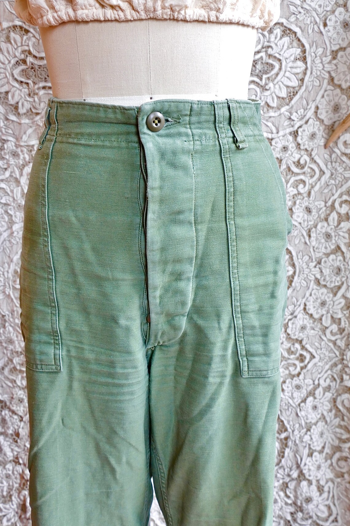 high waisted army pants