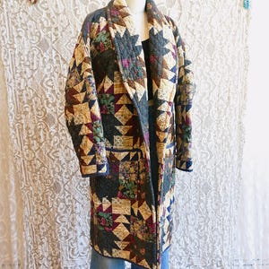 Patchwork Quilt Chore Coat