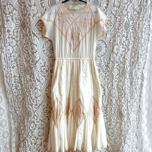 Brazilian Gauze and Lace Dress