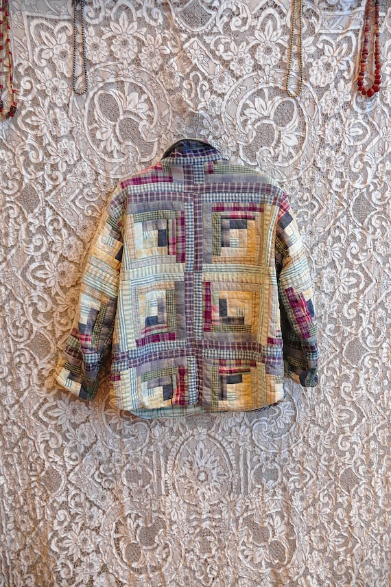 Patchwork Quilt Chore Coat - image 2