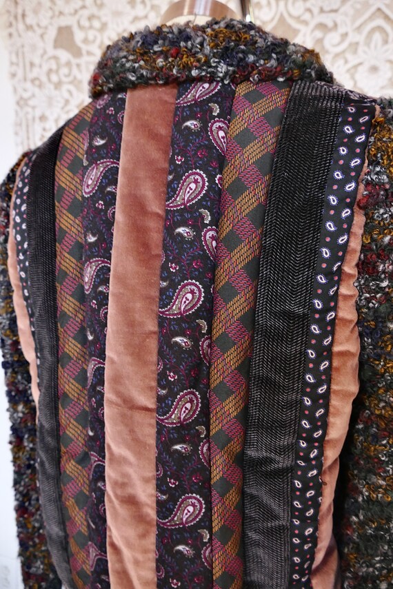 Crochet Mixed Media Jacket