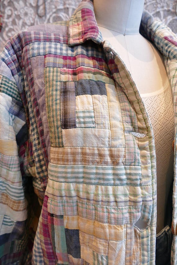 Patchwork Quilt Chore Coat - image 10