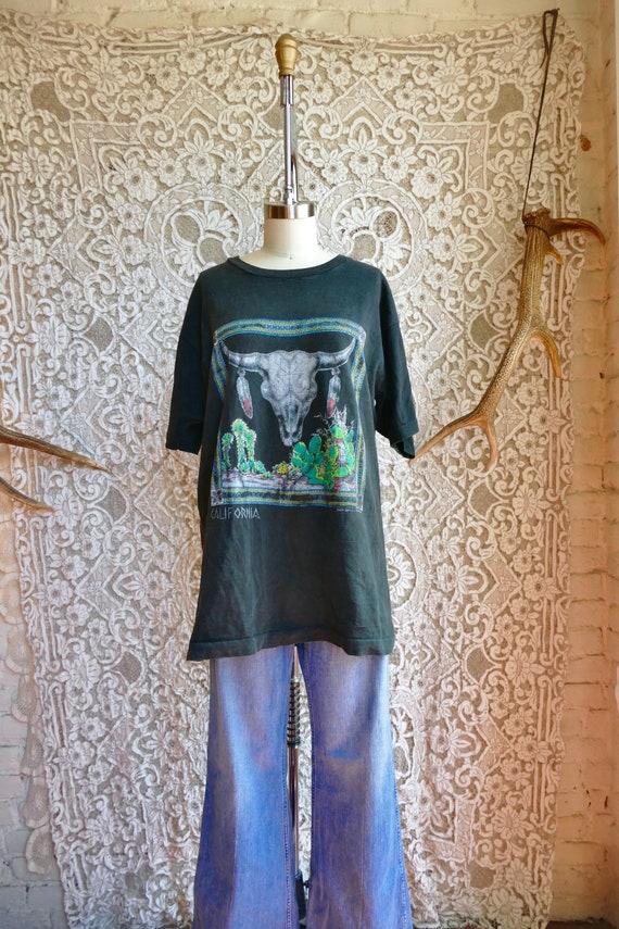 Vintage Cattle Skull T-shirt