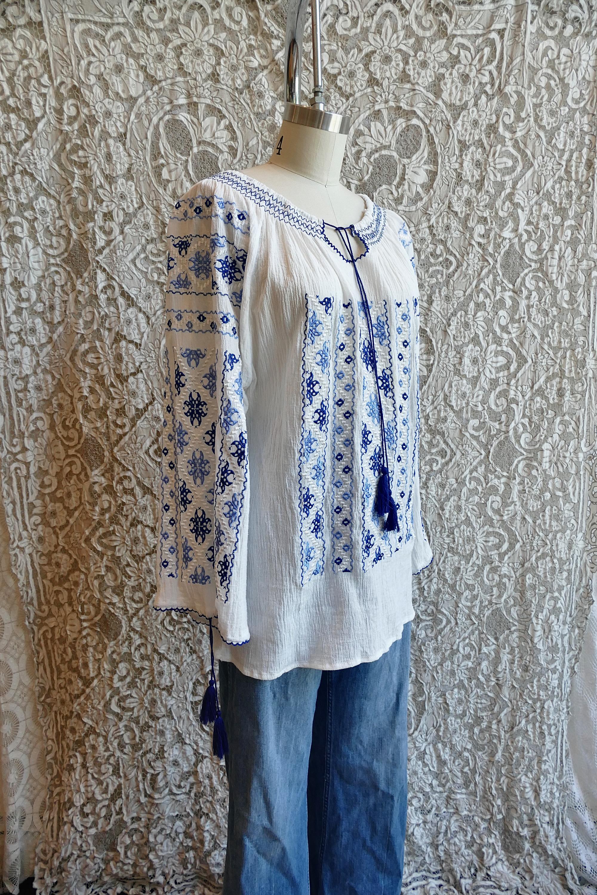 Antique 1940 Romanian Blouse Yellow Embroidery Beaded - Etsy