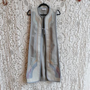 G Girvin Fiber Art Patchwork Vest