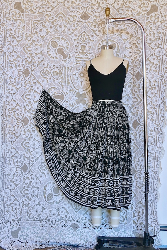 Vintage indian cotton skirt - Gem Vintage indian cotton skirt - Gem