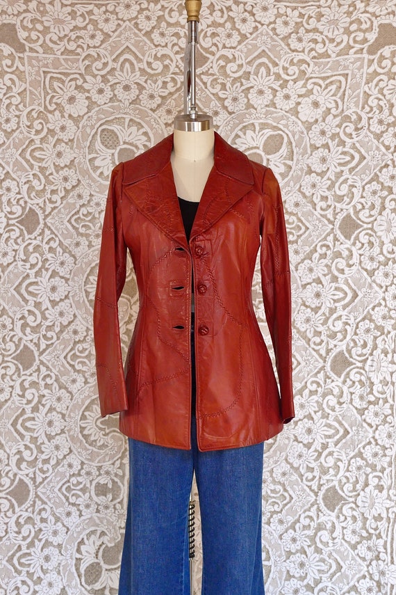 Lee Massachusetts Whipstitch Leather Jacket