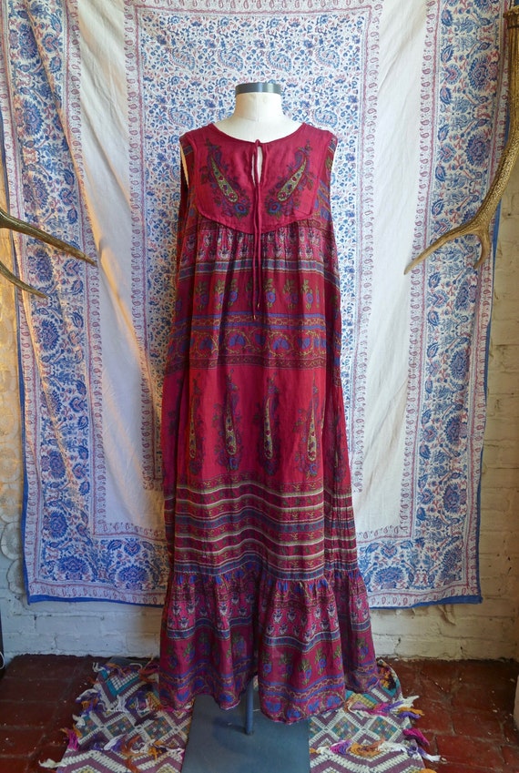 Indian Gauze Cotton Maxi Dress