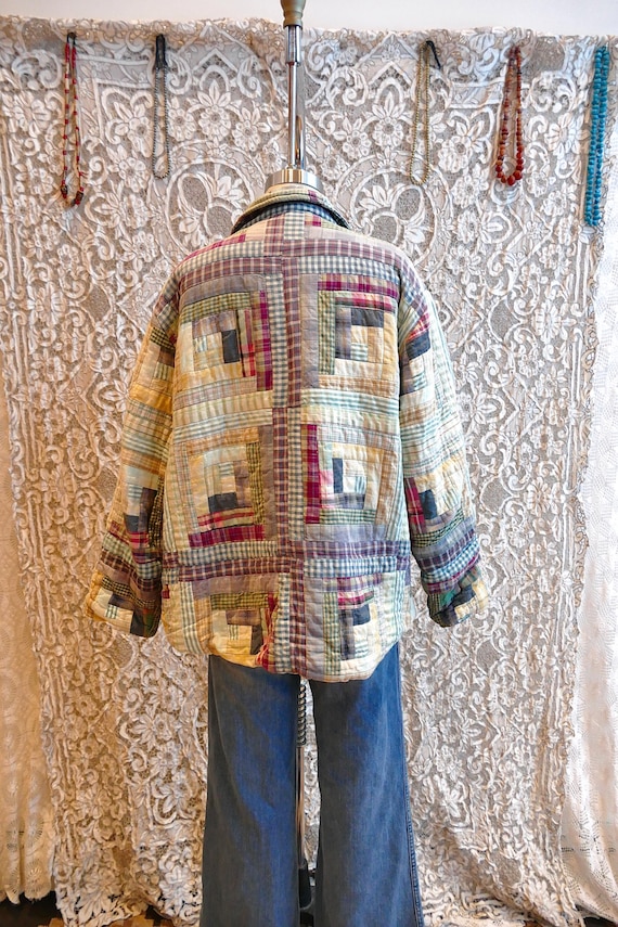 Patchwork Quilt Chore Coat - image 11
