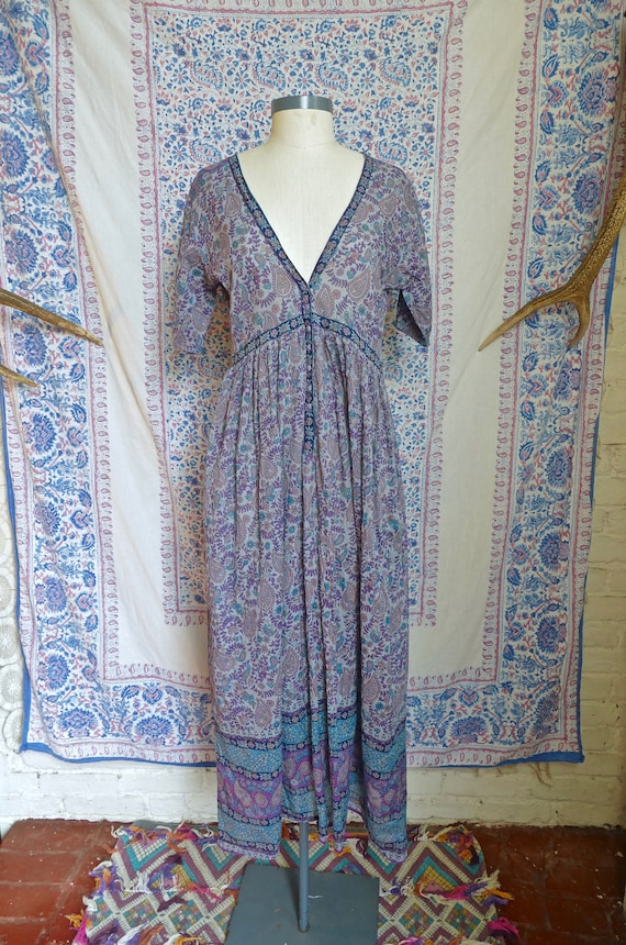 Dyed Indian Gauze Cotton Dress