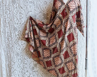 Indian Cotton Handkerchief Sleeve Dress
