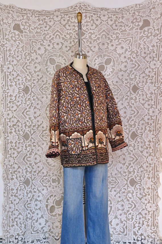 Reversible Quilted Indian Cotton Jacket