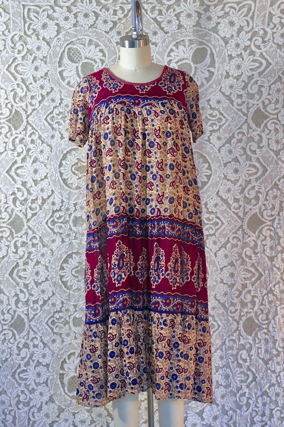 Indian Gauze Cotton Dress - image 3