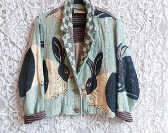 Slouchy Rabbit Tapestry Jacket