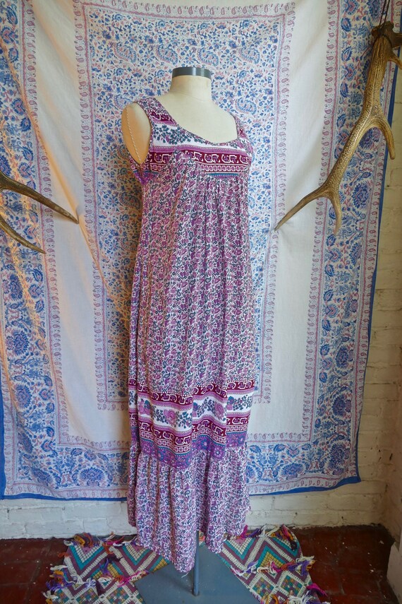 Indian Cotton Tiered Sun Dress