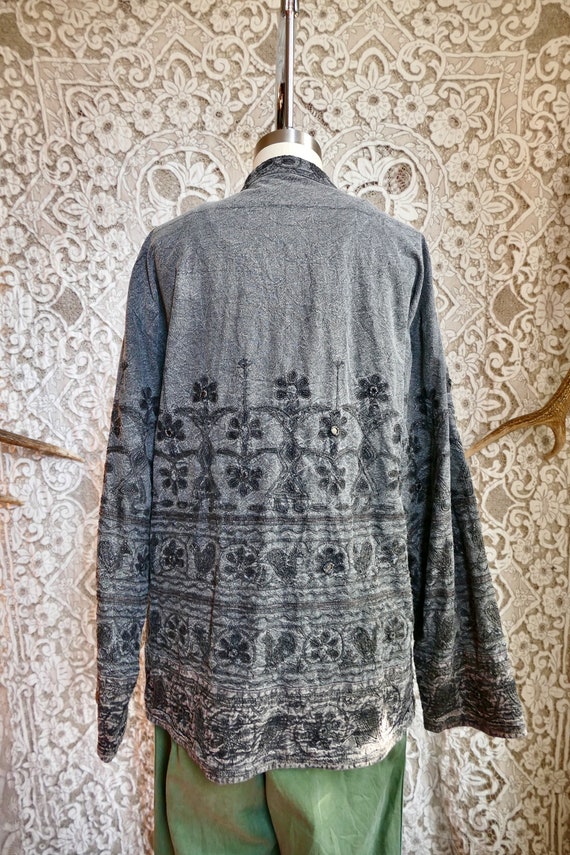 Mirror Embroidered Cotton Chore Jacket - image 8