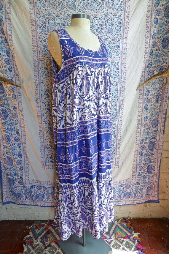 Indian Cotton Tiered Sun Dress