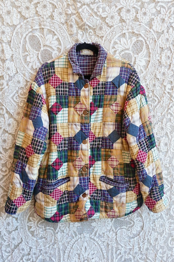 Patchwork Quilt Chore Coat - image 2