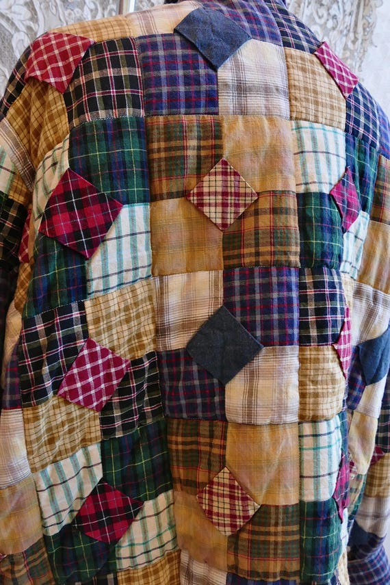 Patchwork Quilt Chore Coat - image 9