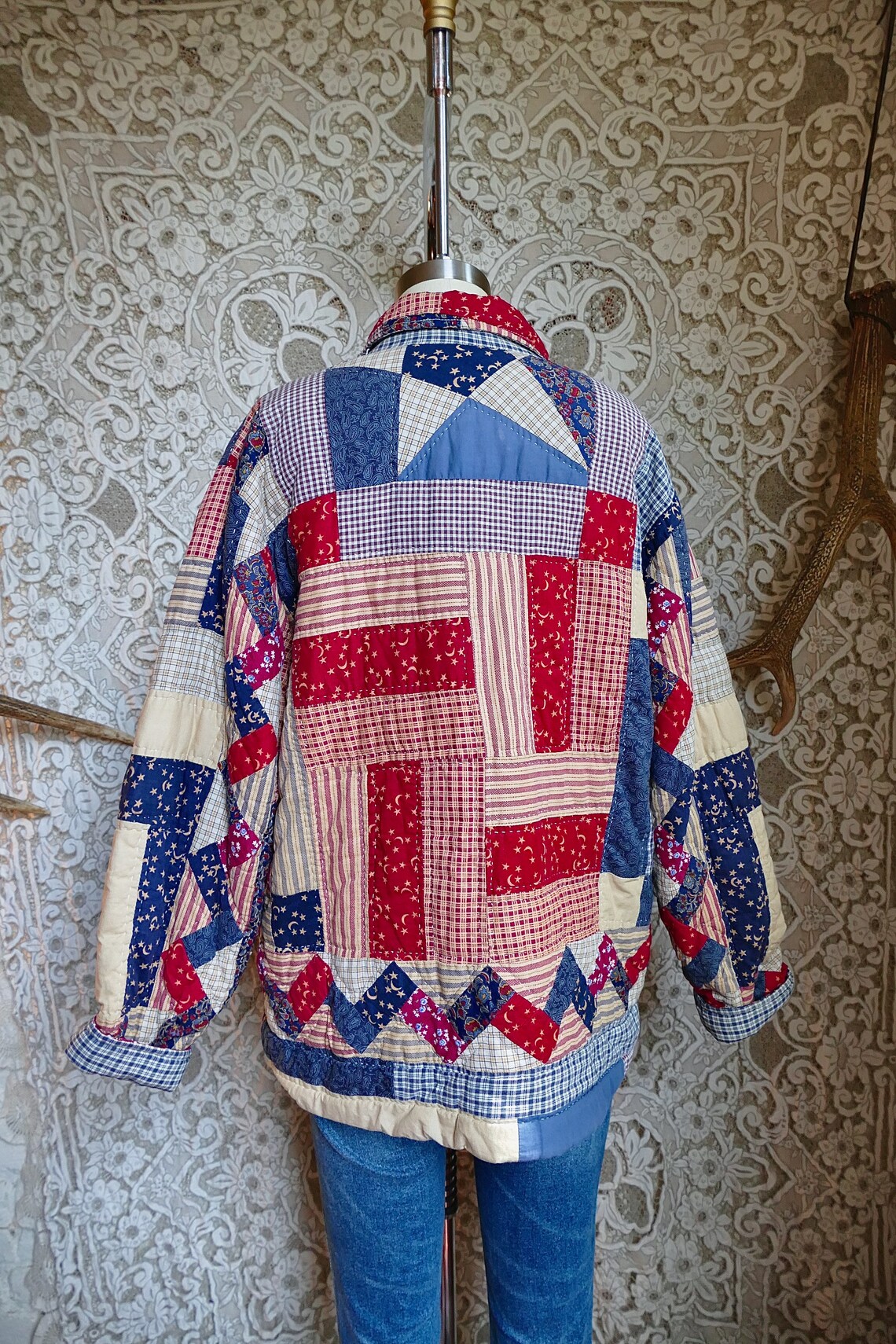 Patchwork Quilt Chore Coat Etsy