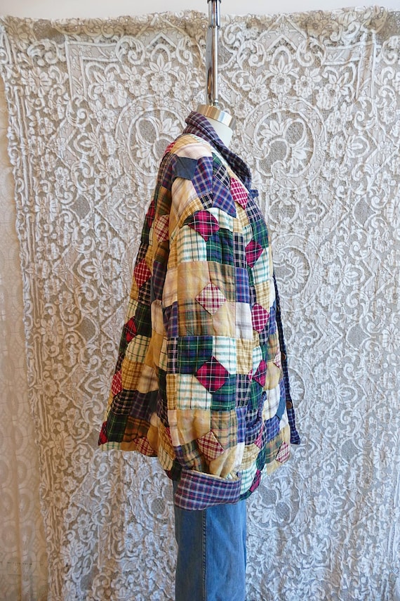 Patchwork Quilt Chore Coat - image 7