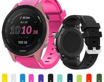 Silicone Watch Band for Garmin Forerunner 745/255/265/955/965/970 – 22 MM