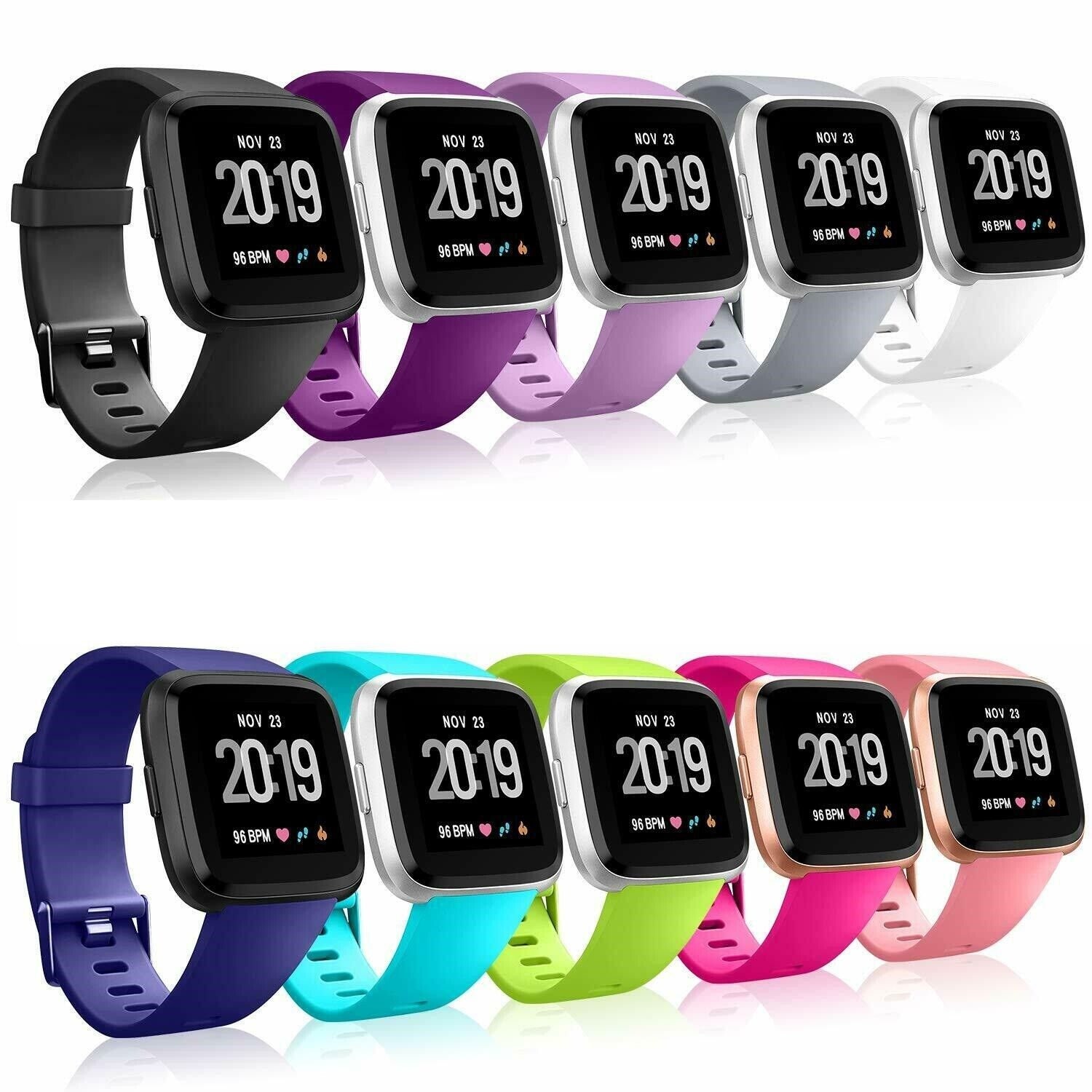 Correa Acero Inoxidable Ajustable Oro Rosa Para Fitbit Versa 2 con Ofertas  en Carrefour