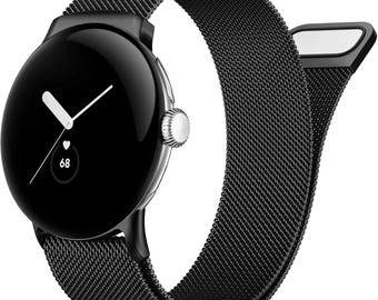 Metal Milanese Strap for Google Pixel Watch 1: Magnetic Closure Band