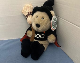 Starbucks Bearista Bear 2000 Halloween Witch Glow In The Dark 11th Edition Plush