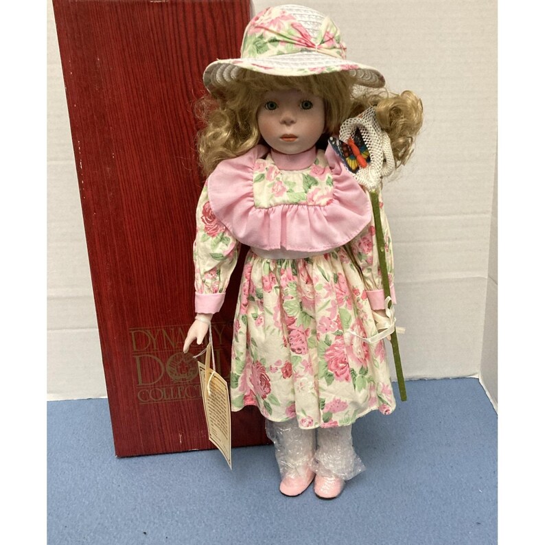 Caja abierta - Colección de muñecas Dynasty Anna n.° D441.JP - Jenny (1988) - Sin certificado de autenticidad imagen 4