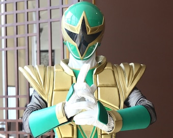 ANIKI Green Ninja Storm Ranger Costume Cosplay