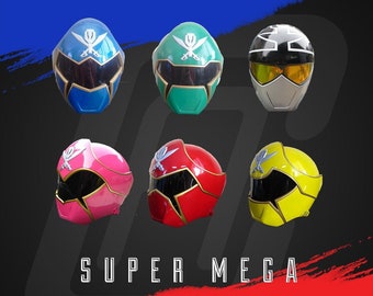 ANIKI Super Mega Force GOKAIGER Power Ranger Collectible Cosplay Helmet