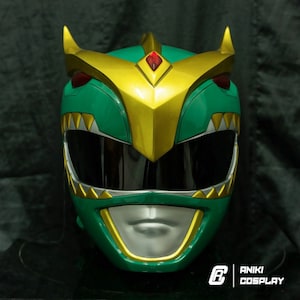ANIKI New Green Ranger Cosplay Helmet