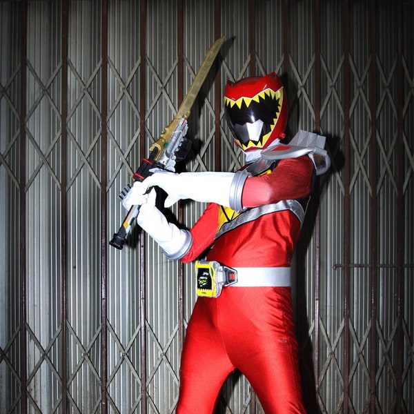 ANIKI Dino Charge Ranger Costume Cosplay Sentai Kyoryuger