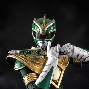 ANIKI Green Ranger BITS 2014 version MMPR Cosplay Costume