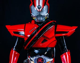 手作り仮面ライダーカブトコスプレフルスーツ：着用可能なアーマー