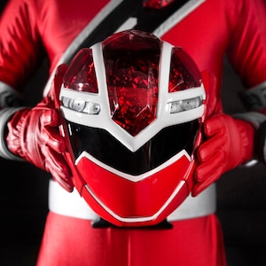 ANIKI Red KIRAMAI Sentai Rangers COSPLAY Helmet