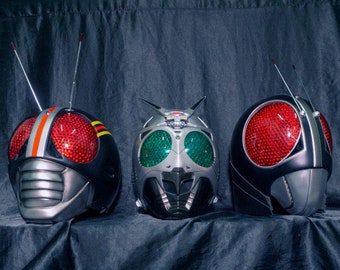 ANIKI Masked Rider Black Cosplay RX Collectible Shadow Helmet